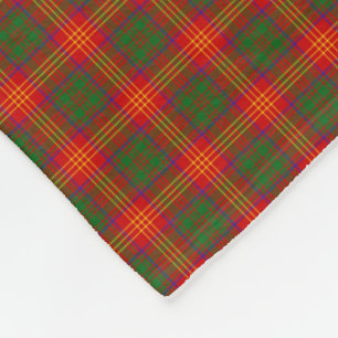 Clan Burns Tartan Fleece Deken