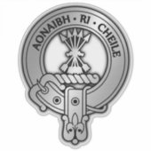 Clan Cameron Crest Sticker (Devant)