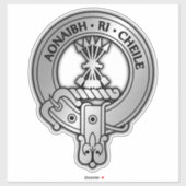 Clan Cameron Crest Sticker (Feuille)