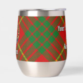Clan Cameron Crest sur Tartan (Gauche)