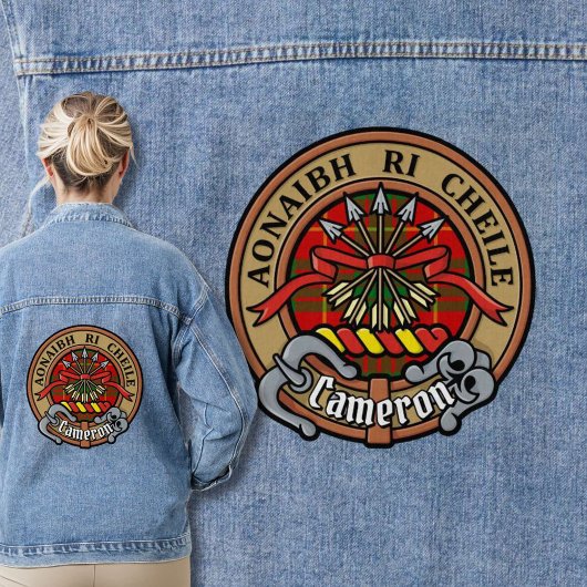 Clan Cameron Crest sur Tartan