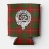 Clan Cameron Crest & Tartan Blikjeskoeler (Voorkant)