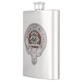 Clan Cameron Crest & Tartan Flacon (Links)