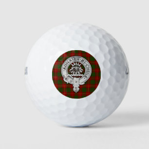 Clan Cameron Crest & Tartan Golfballen