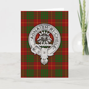 Clan Cameron Crest & Tartan Kaart