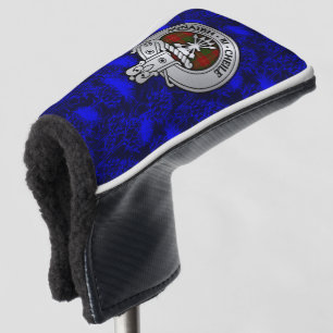 Clan Cameron Crest & Tartan op Thistle Golfheadcover