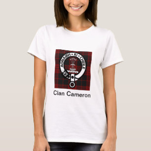 Clan Cameron Crest & Tartan T-shirt
