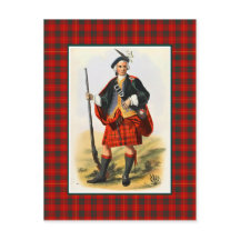 Clan Cameron  Illustratie Tartan Lijst