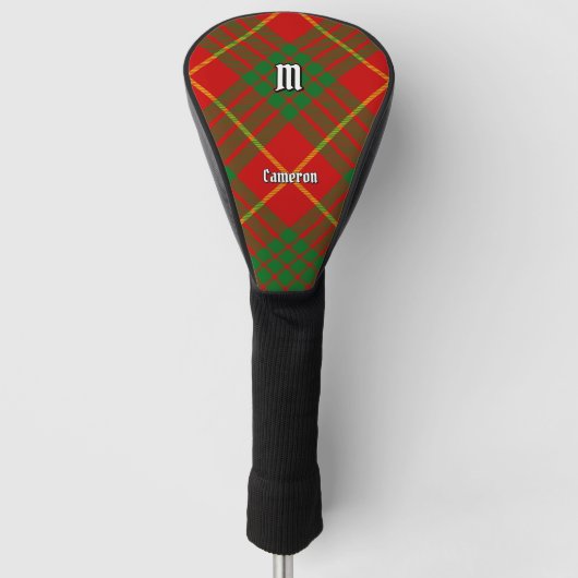 Clan Cameron Tartan Golfheadcover (Voorkant)
