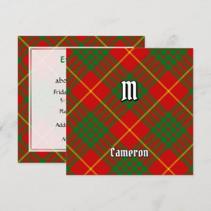 Clan Cameron Tartan Kaart
