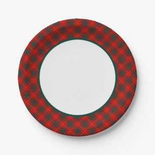 Clan Cameron Tartan Papieren Bordje