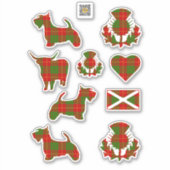 Clan Cameron Tartan Sticker (Voorkant)