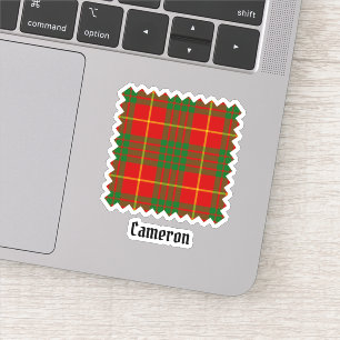 Clan Cameron Tartan Sticker