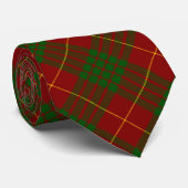 Clan Cameron Tartan Stropdas (Opgerold)