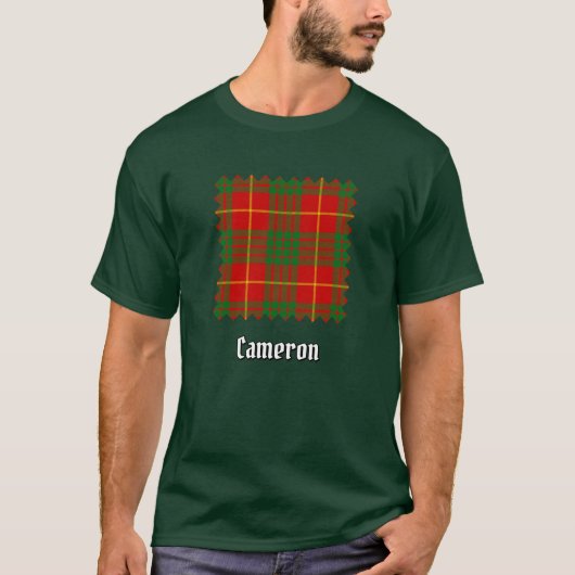 Clan Cameron Tartan T-shirt (Voorkant)