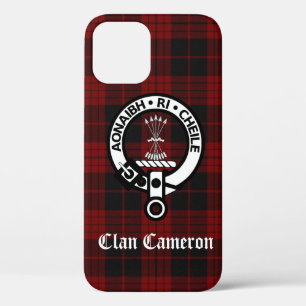 Clan Cameron Wapen & Tartan iPhone 12 Hoesje