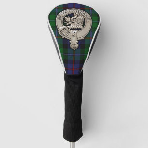Clan Campbell Crest & Cawdor Tartan Golfheadcover