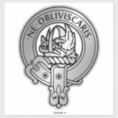 Clan Campbell Crest Sticker (Vel)