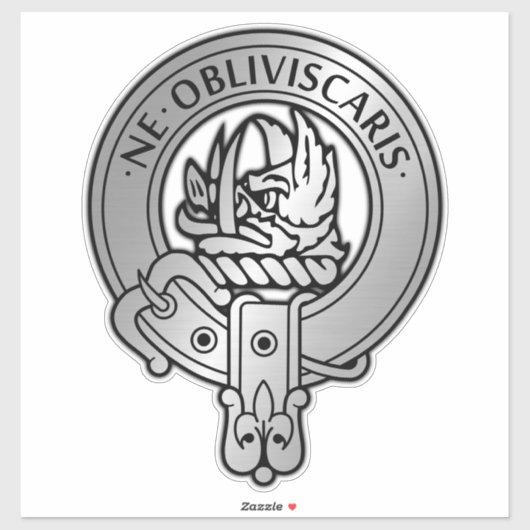 Clan Campbell Crest Sticker (Vel)