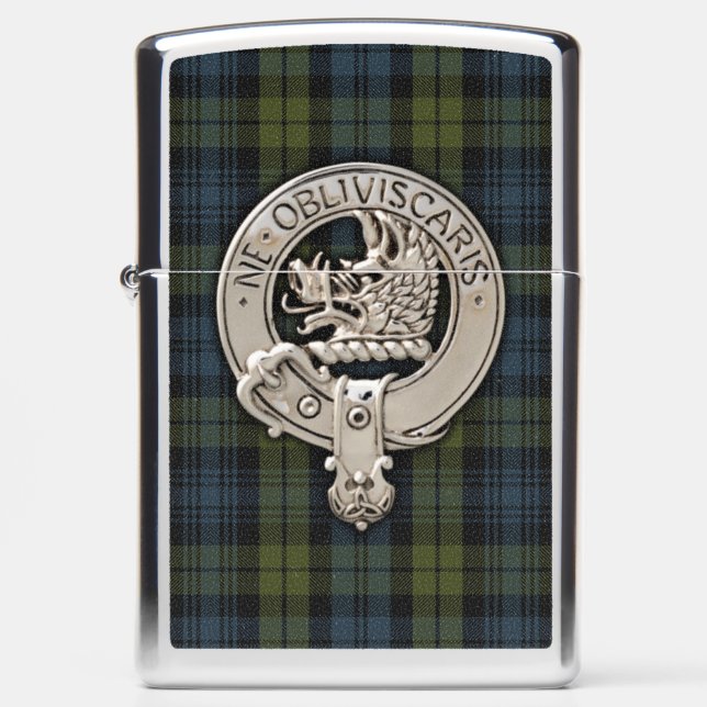 Clan Campbell Crest & Tartan (Voorkant)