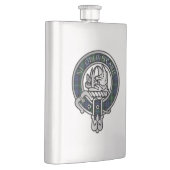 Clan Campbell Crest & Tartan Flacon (Rechts)