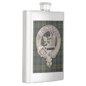 Clan Campbell Crest & Tartan Flacon (Rechts)