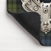 Clan Campbell Crest & Tartan Muismat (Hoek)