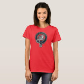 Clan Campbell Crest & Tartan T-shirt (Voorkant volledig)