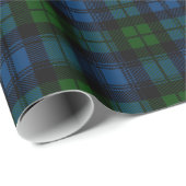 Clan Campbell Militaire Tartan Cadeaupapier (Rol Hoek)