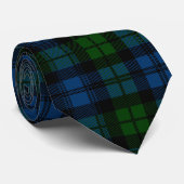 Clan Campbell Militaire Tartan Stropdas (Opgerold)