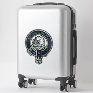 Clan Campbell Tartan Crest Sticker