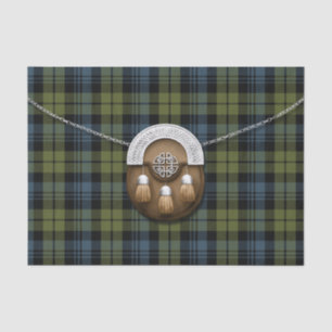 Clan Campbell Tartan en Sporran Tissuepapier