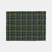 Clan Campbell Tartan Fleece Deken (Voorkant (Horizontaal))