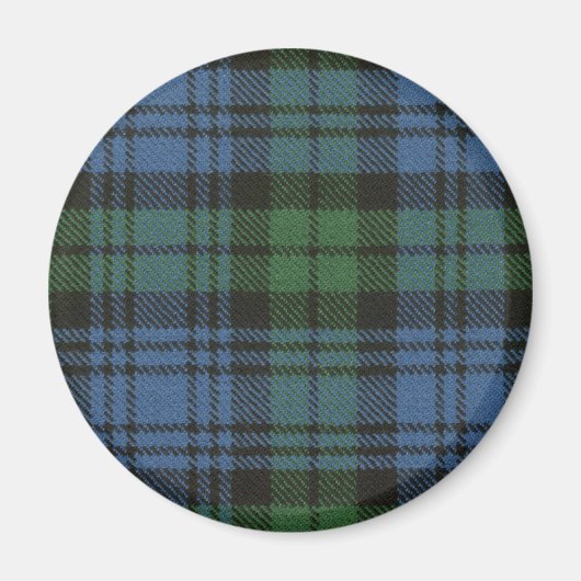 Clan Campbell Tartan Magnet (Devant)