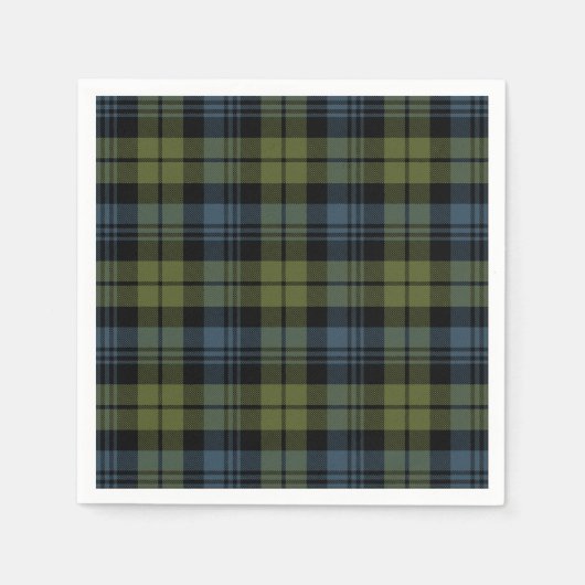 Clan Campbell Tartan Servetten (Voorkant)