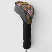 Clan Carnegie Crest over Jurk Tartan Golfheadcover (Schuin)