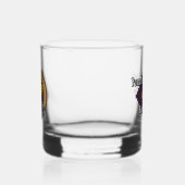 Clan Carnegie Crest over Tartan Whisky Glas (Links)