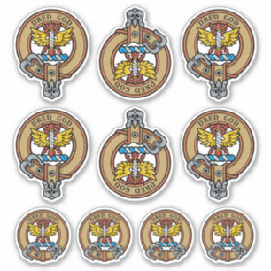 Clan Carnegie Crest Sticker Set