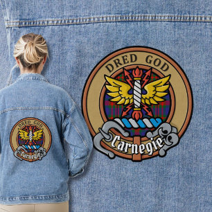 Clan Carnegie Crest sur Tartan