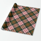 Clan Carnegie Jurk Tartan Cadeaupapier (Uitgerold)