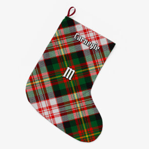 Clan Carnegie Jurk Tartan Grote Kerstsok