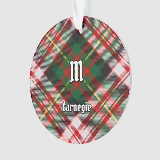 Clan Carnegie robe Tartan (devant)