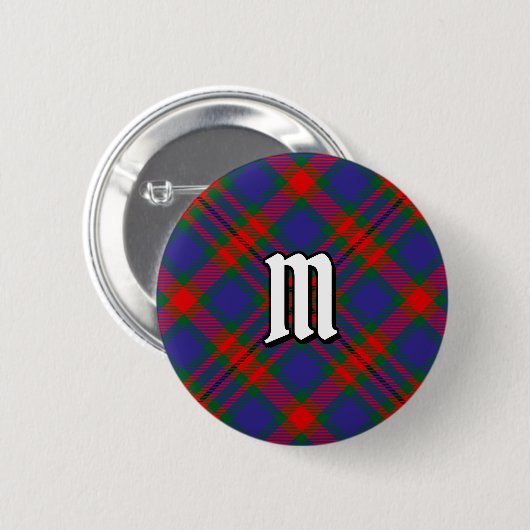 Clan Carnegie Tartan Ronde Button 5,7 Cm (Voorkant /achterkant)