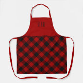 Clan Chef Buffalo Red Tartan Schort (Voorkant)