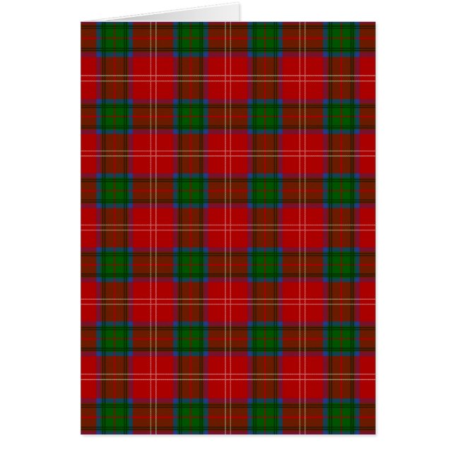 Clan Chisholm Tartan (Voorkant)
