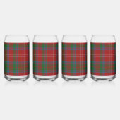 Clan Chisholm Tartan & Crest Badge Blikvorm Glas (Achterkant)