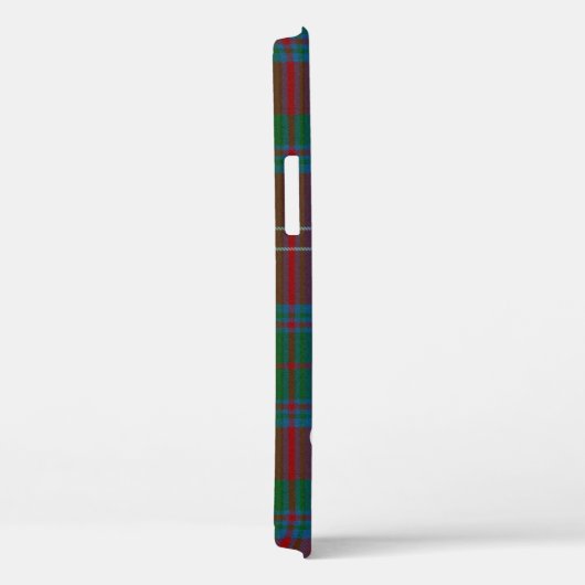 Clan Chisholm Tartan & Crest Badge Case-Mate iPhone Case (Achterkant / Rechts)