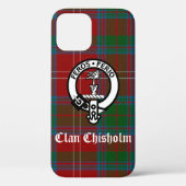 Clan Chisholm Tartan & Crest Badge Case-Mate iPhone Case (Achterkant)