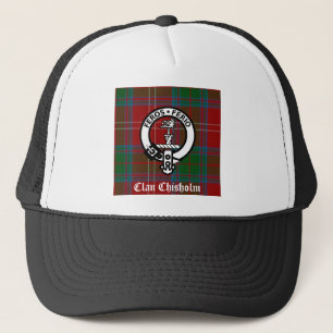 Clan Chisholm Tartan & Crest Badge Trucker Pet