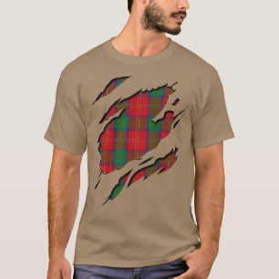 Clan Chisholm Tartan Schotse Plaid Effecten T-shirt